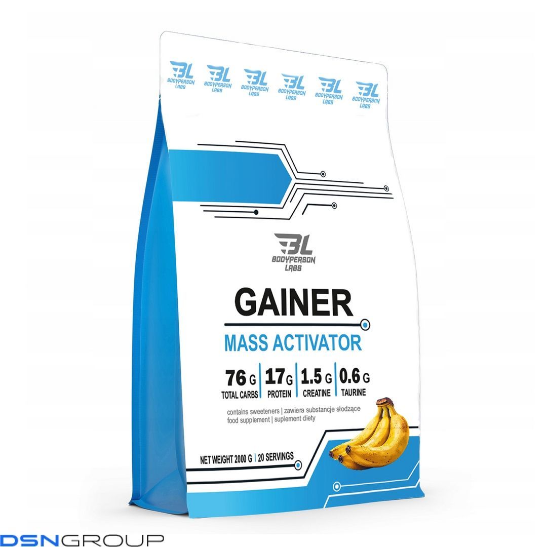 Gainer - 2000g Banana (Повреждена упаковка) 2023-10-7981 фото Gainer - 2000g Banana (Повреждена упаковка)