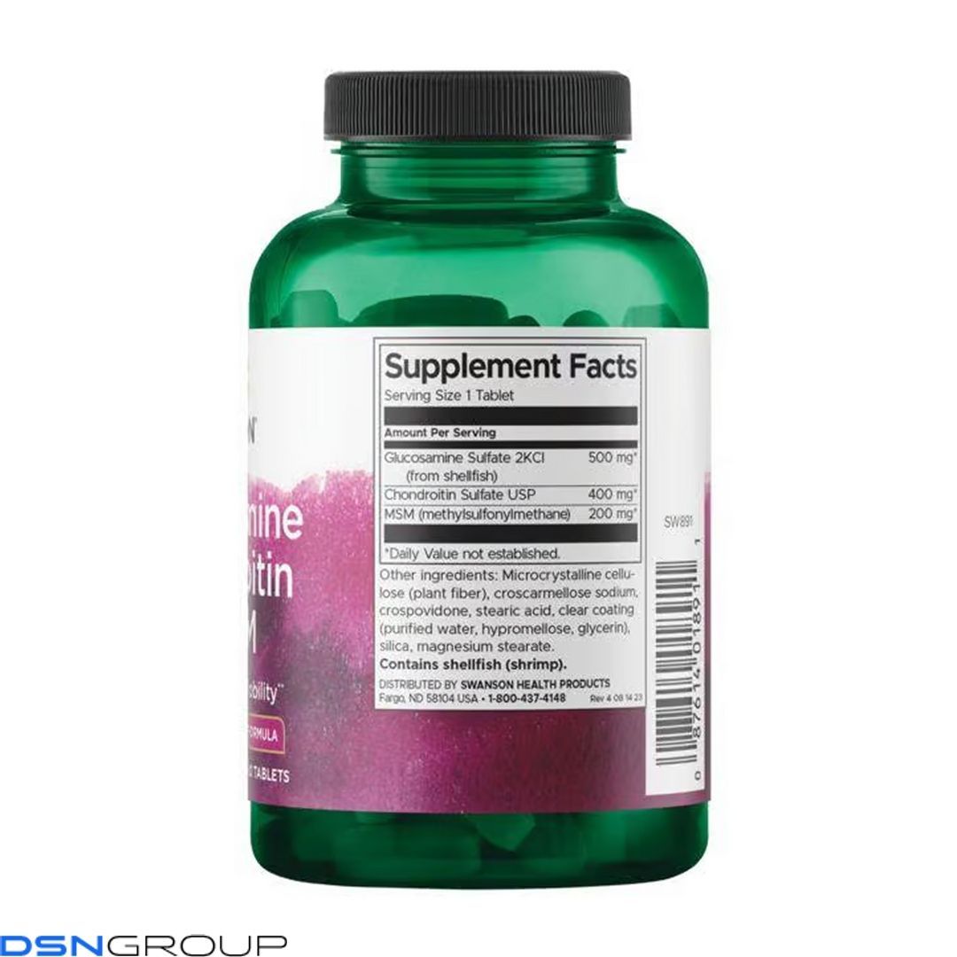 Glucosamine Chondroitin & Msm - Higher Strength - 120 tabs (До 07.26)