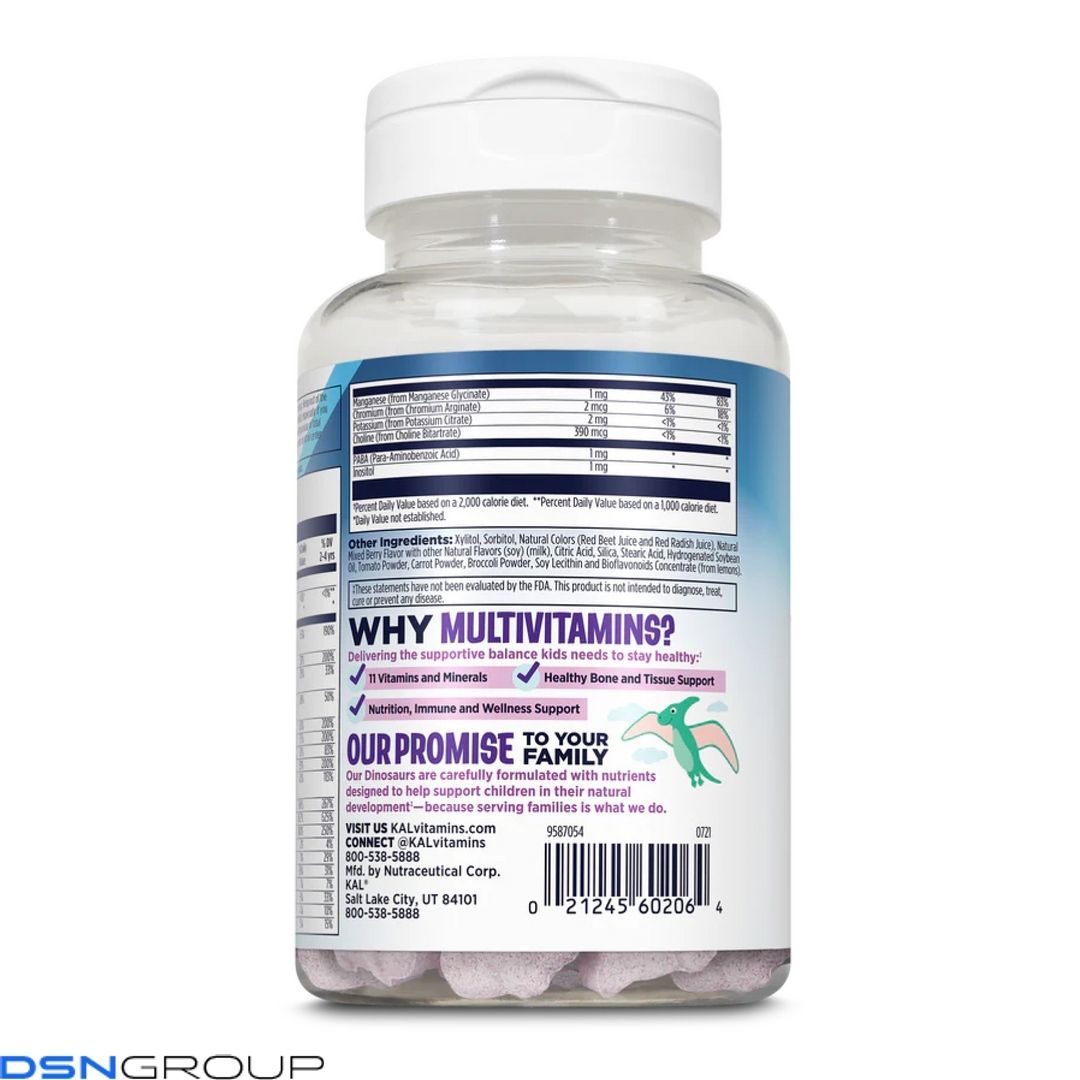 MultiSaurus - 90 сhewable Berry Grape Orange