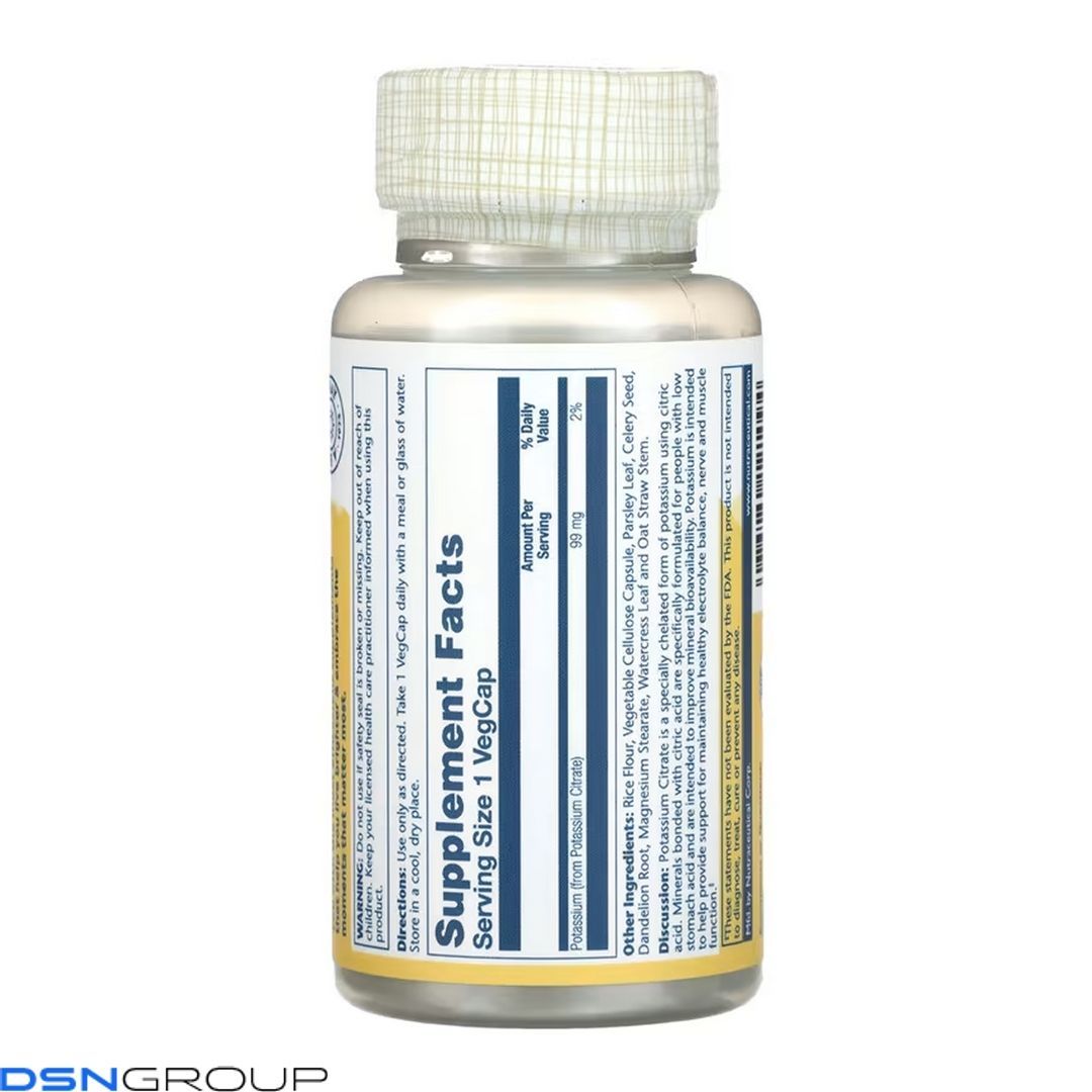 Potassium 99mg - 60 vcaps