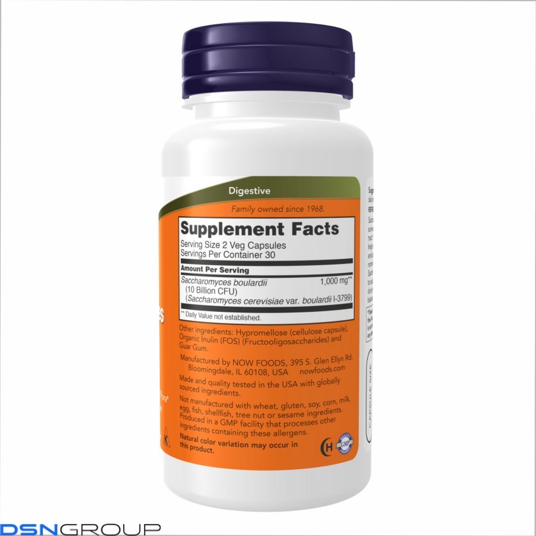 Saccharomyces Boulardii - 60veg caps (До 10.26+Пошкоджені капсули)