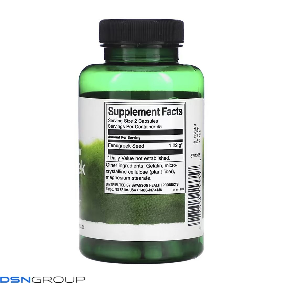 Fenugreek Seed 610mg - 90 cap