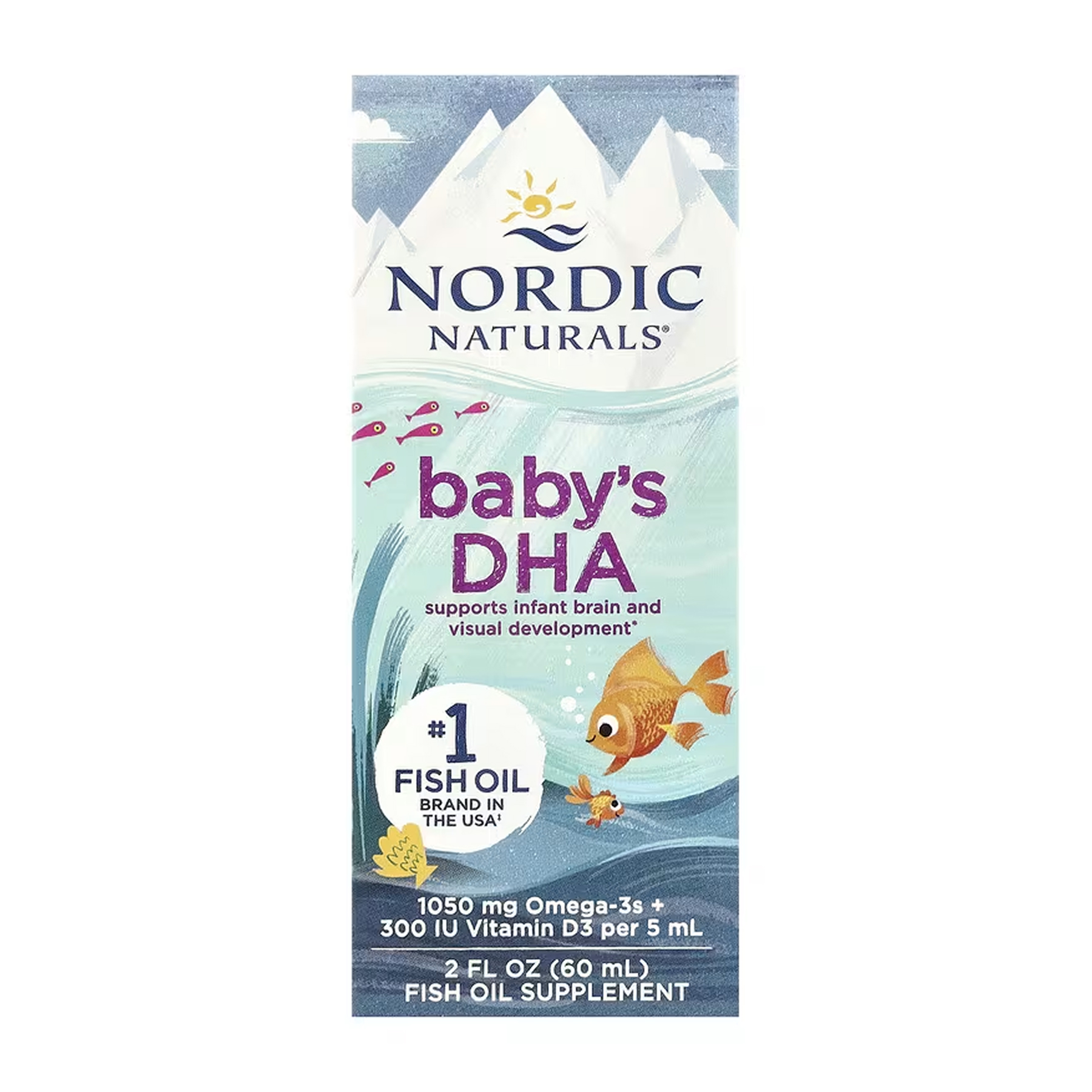 Nordic Naturals Baby’s DHA, омега-3 для немовлят, 60 мл