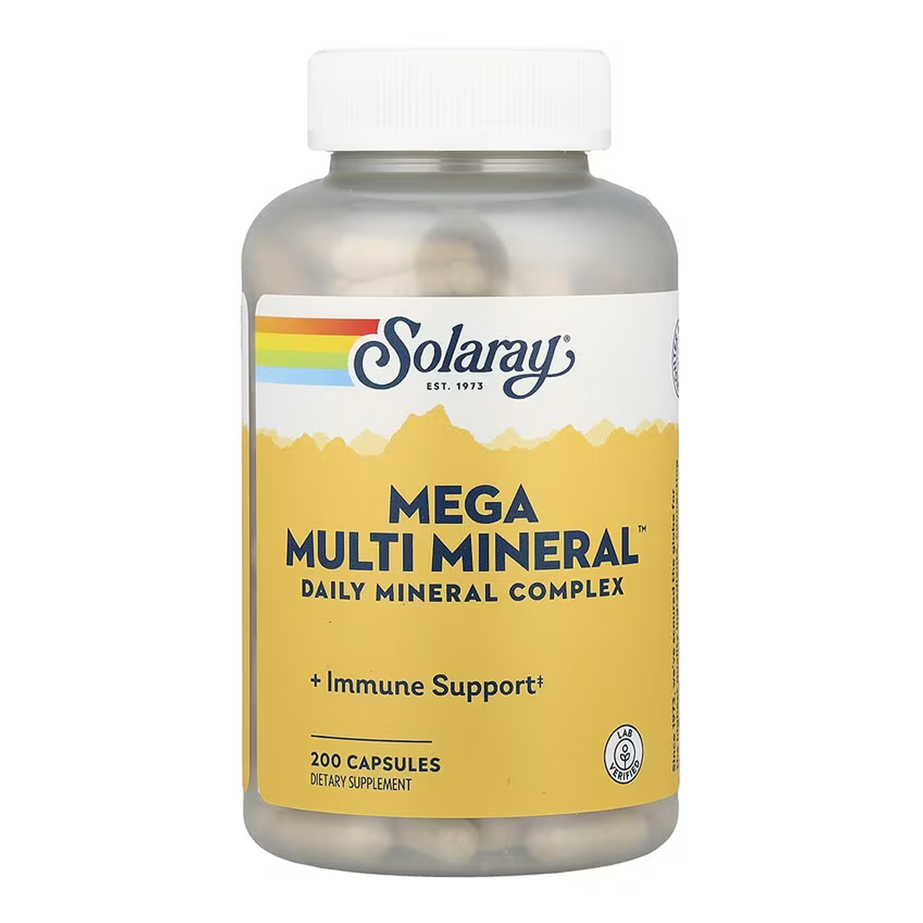 Solaray Mega Multi Mineral, 200 капсул
