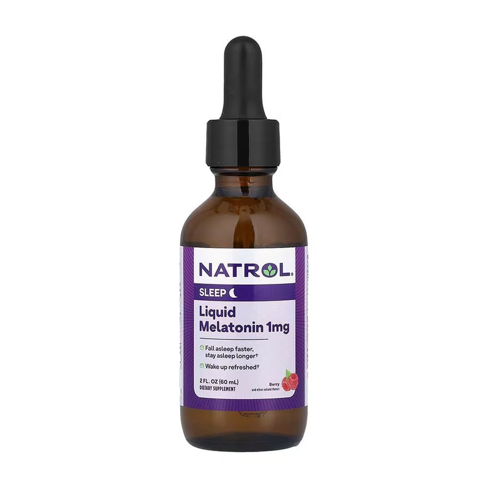Melatonin Liquid 1mg - 60 ml (Пошкоджена банка)