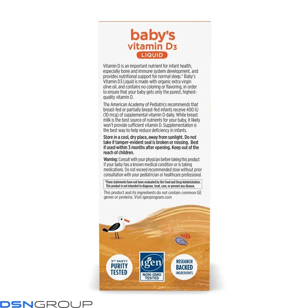 Baby's Vitamin D3 Liquid - 22.5 ml