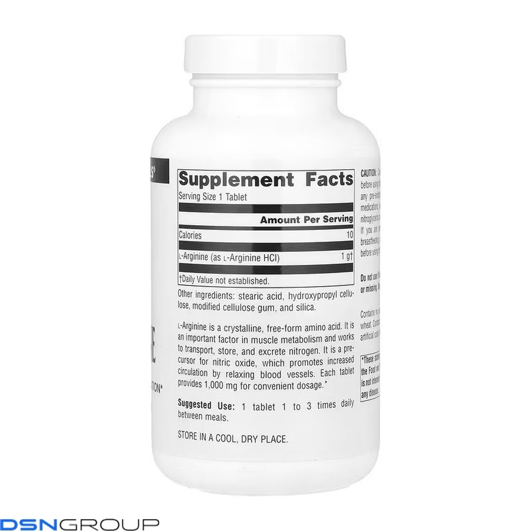 L-Arginine 1000 mg - 100 tabs