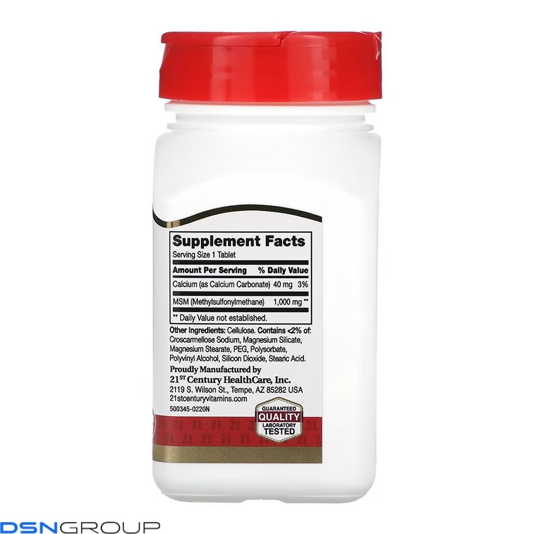 MSM 1000 mg - 90 tabs