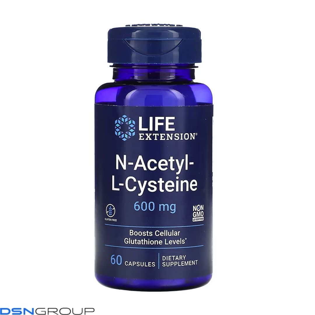 N-Acetyl-L-Cysteine (NAC) 600mg - 60 caps (До 10.26) 2024-11-0066 фото N-Acetyl-L-Cysteine (NAC) 600mg - 60 caps (До 10.26)