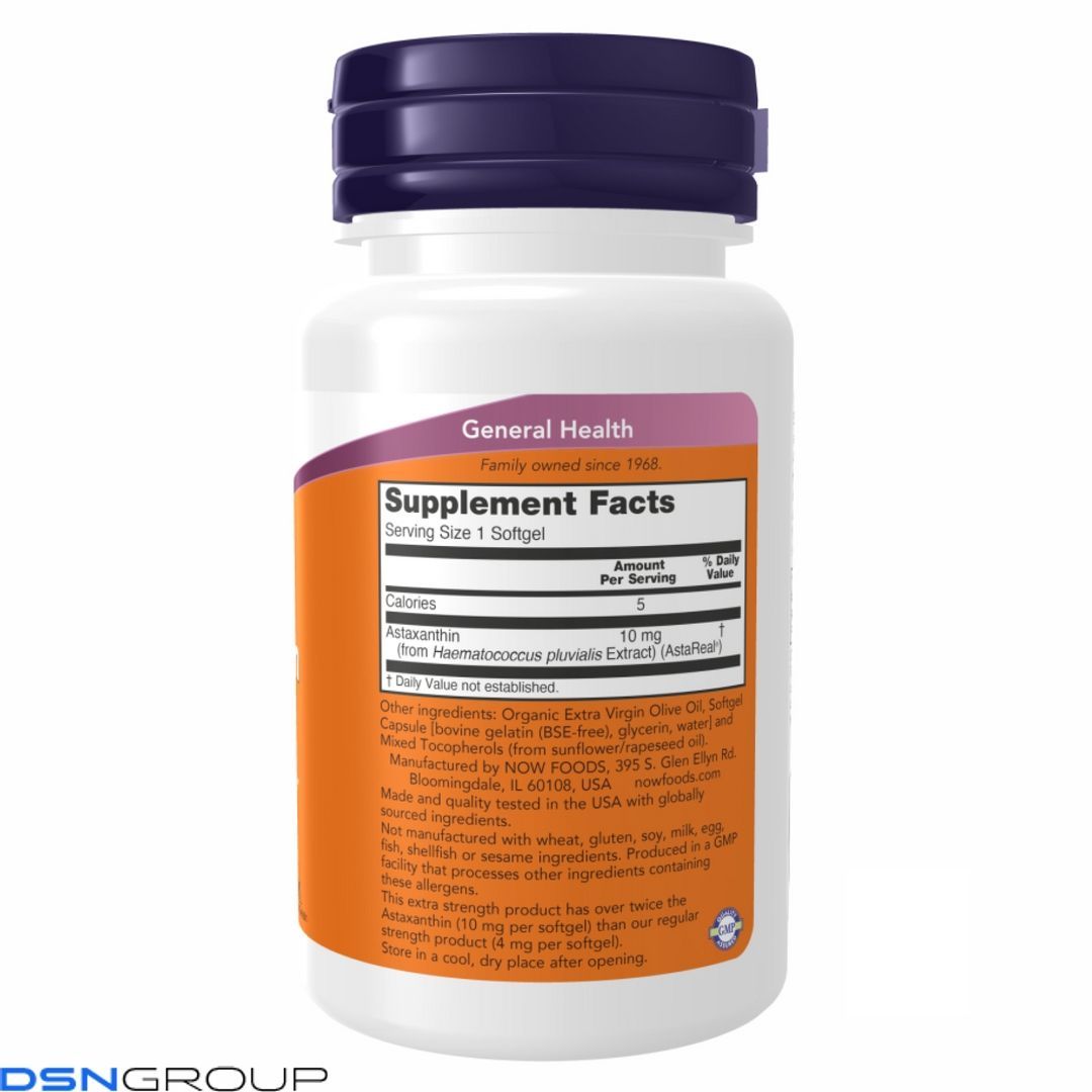 Astaxanthin 10 mg - 60 sgels