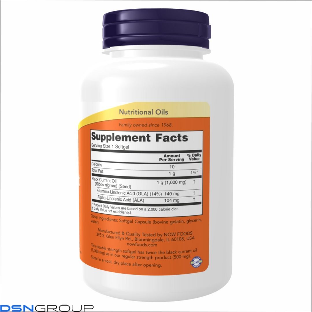 Black Currant Oil 1000mg - 100 sgels 2022-10-2368 фото Black Currant Oil 1000mg - 100 sgels