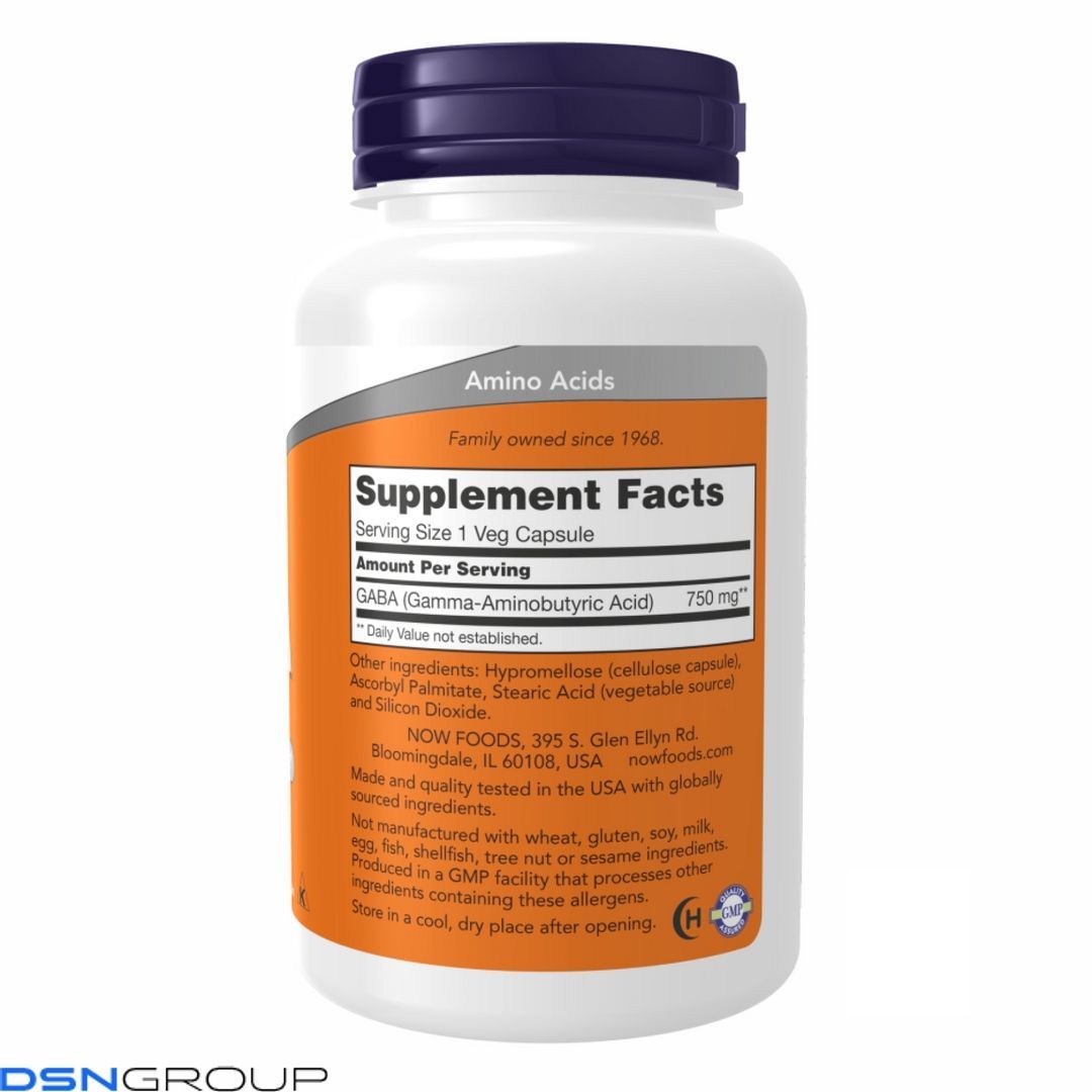 GABA 750 mg - 200 vcaps