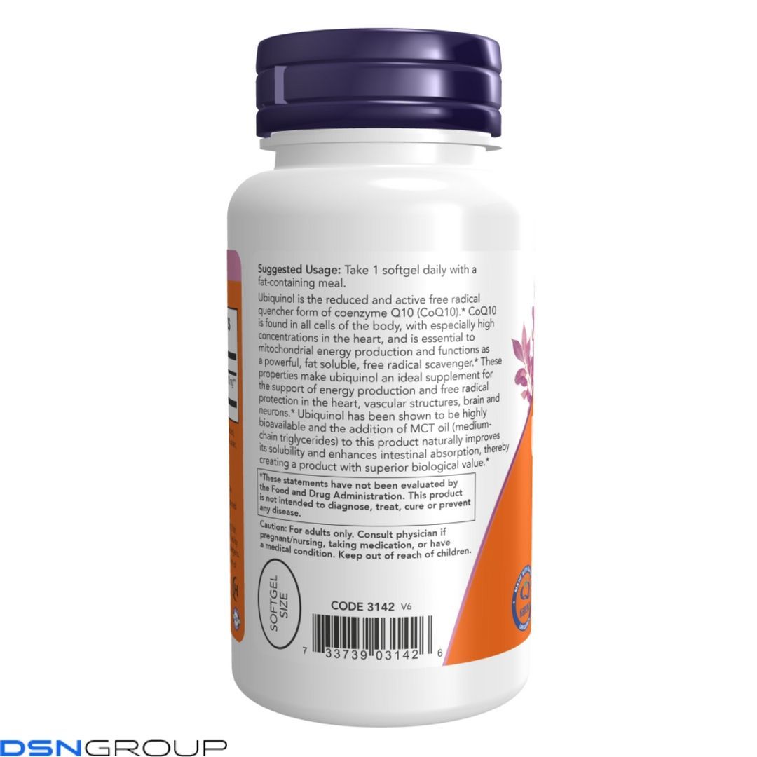 Ubiquinol 100mg - 60 sgels
