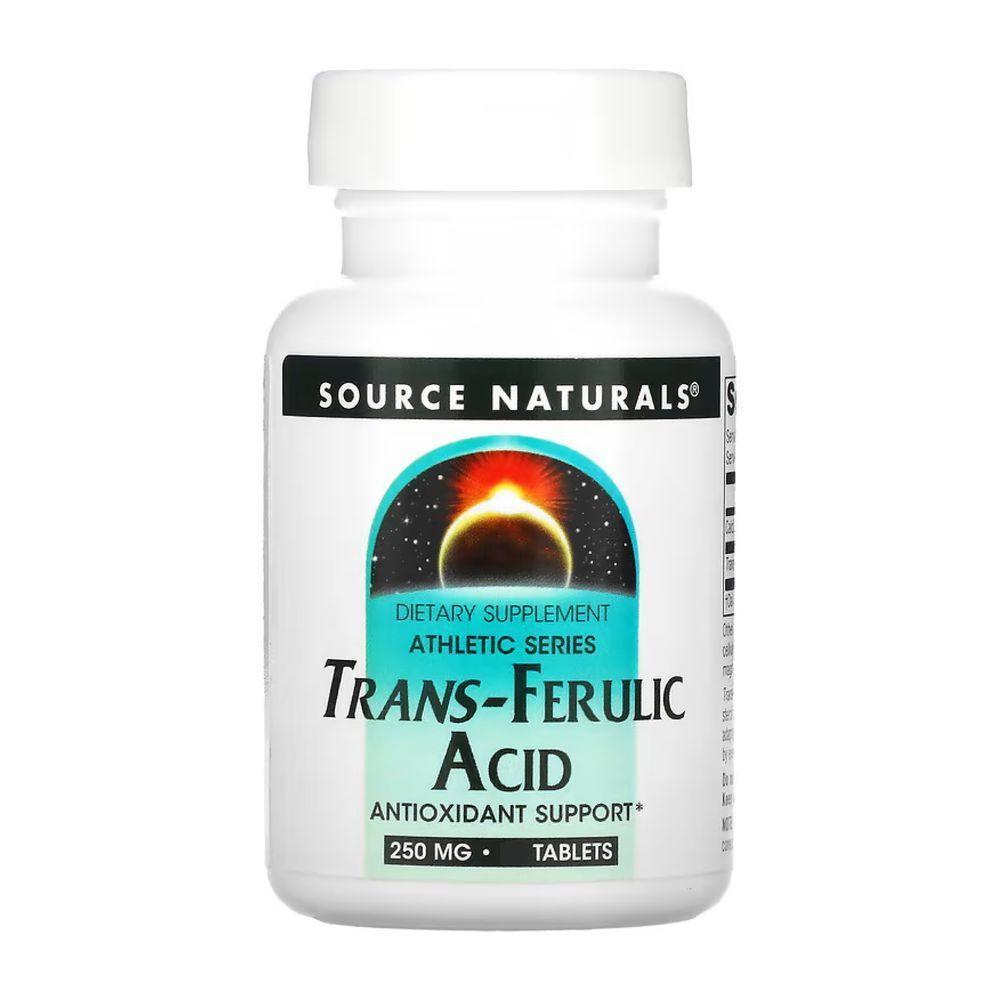 Trans-Ferulic Acid 250mg - 30 tabs (Повреждена банка)