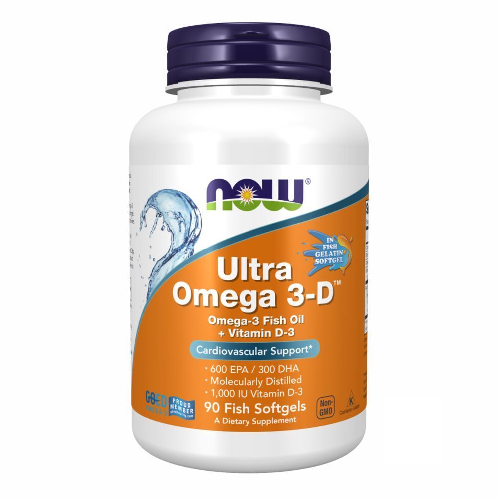 Ultra Omega 3-D Softgels - 90 softgels (Повреждена банка)