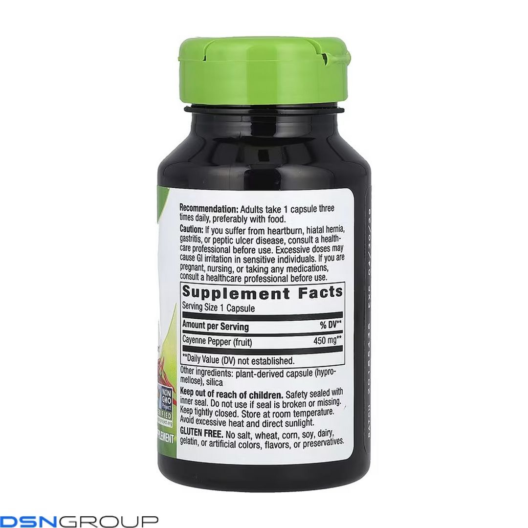 Cayenne Pepper - 100 vcaps