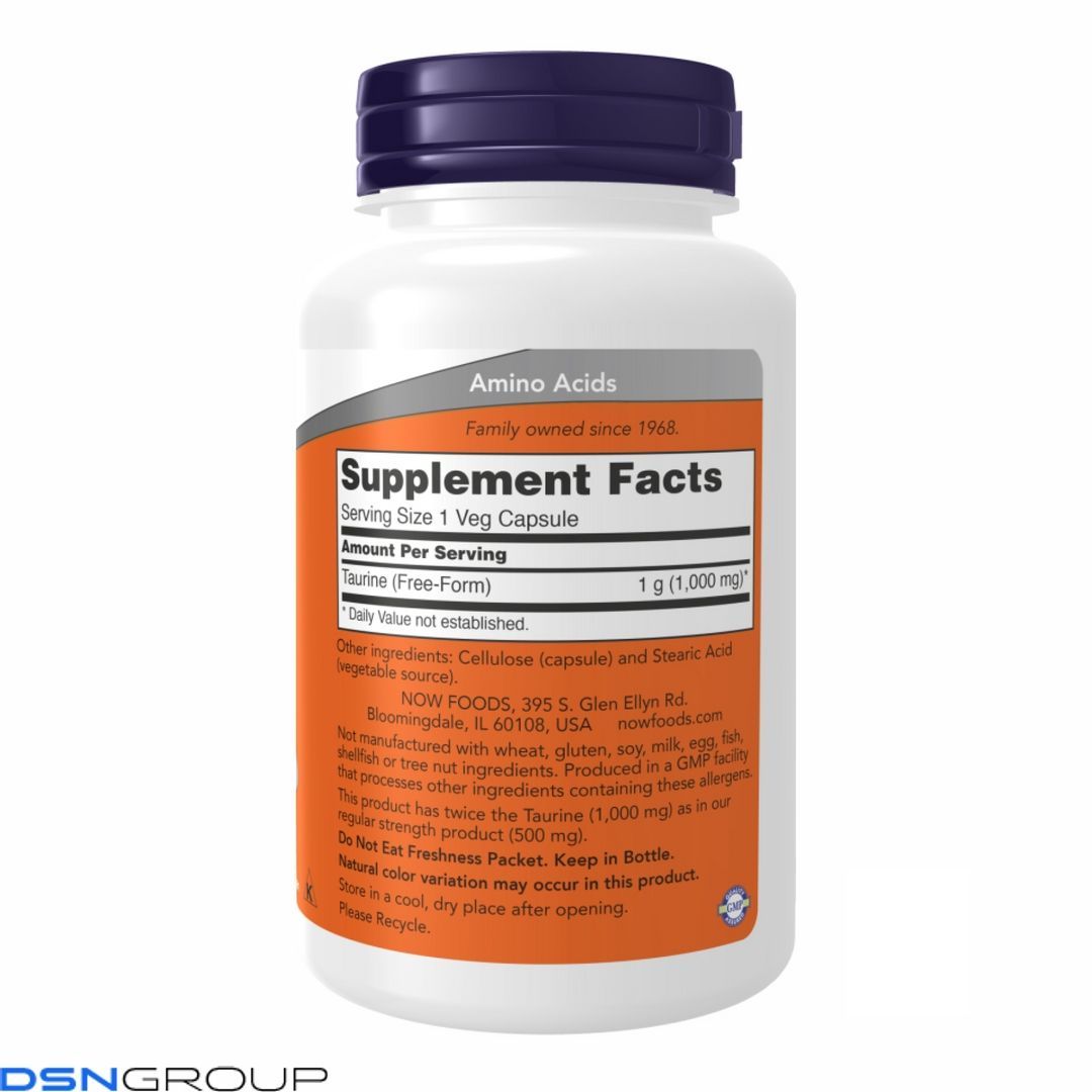 Taurine 1000mg - 100 vcaps