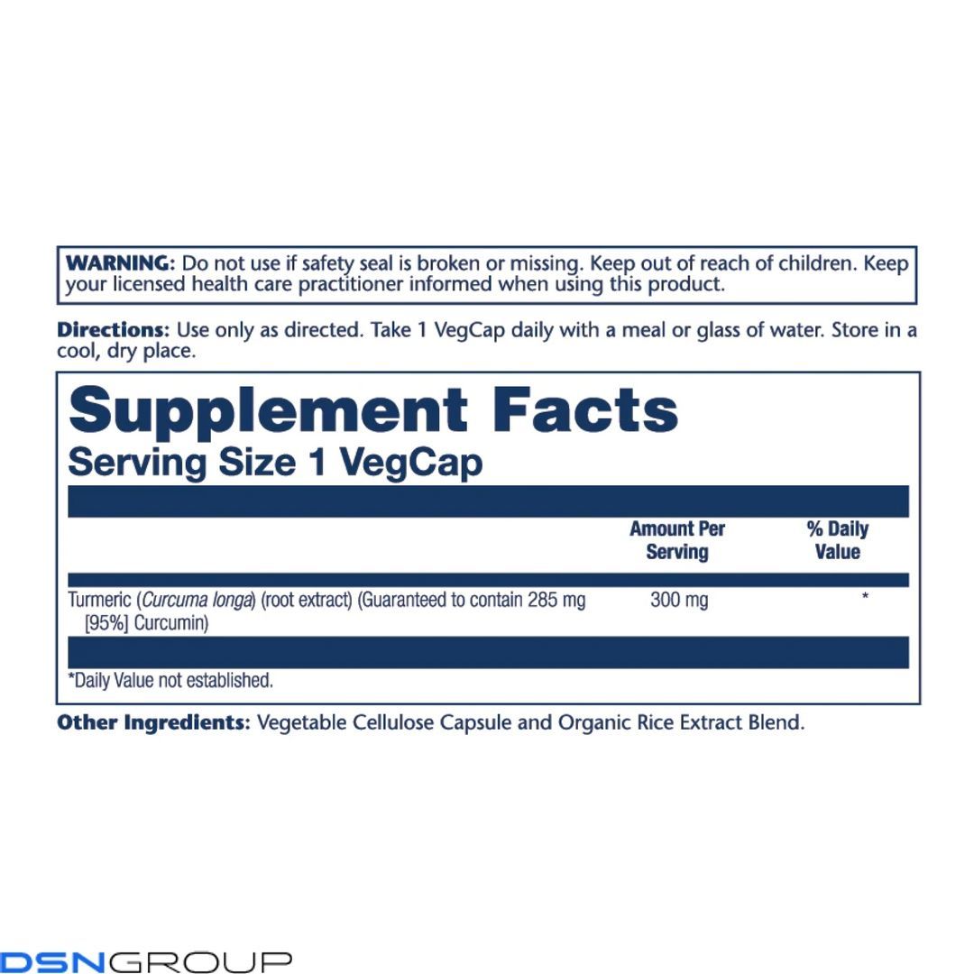Turmeric Root Extract 300m - 60 vcaps