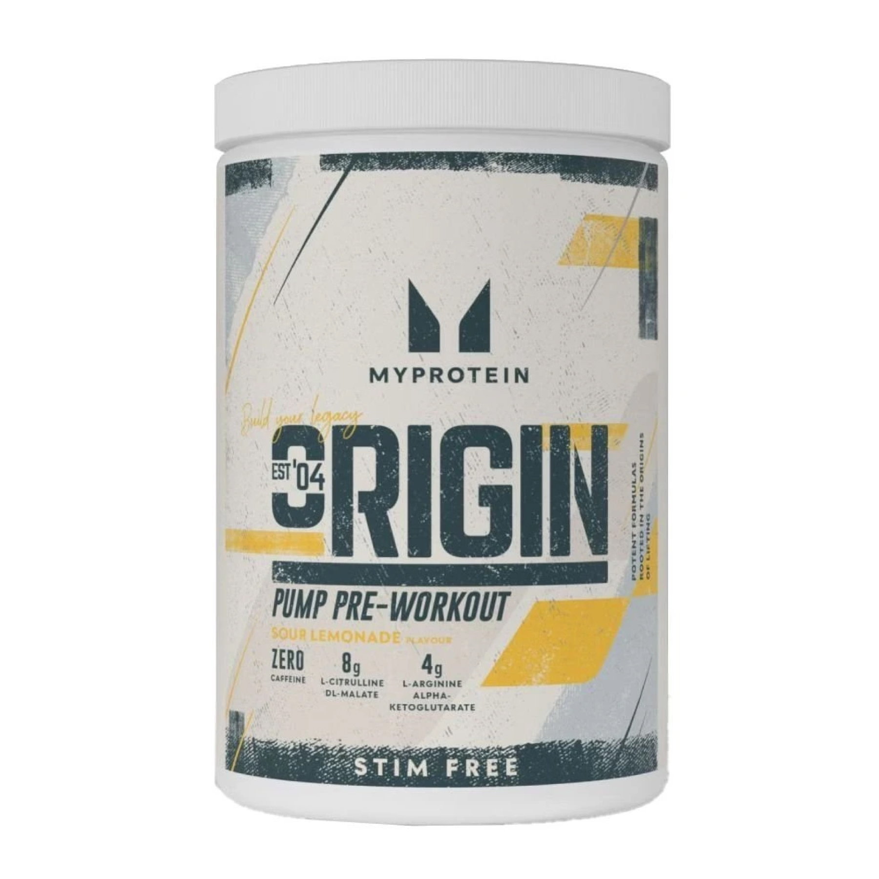 Origin Stim-Free предтренировочный комплекс без кофеина, лимонад