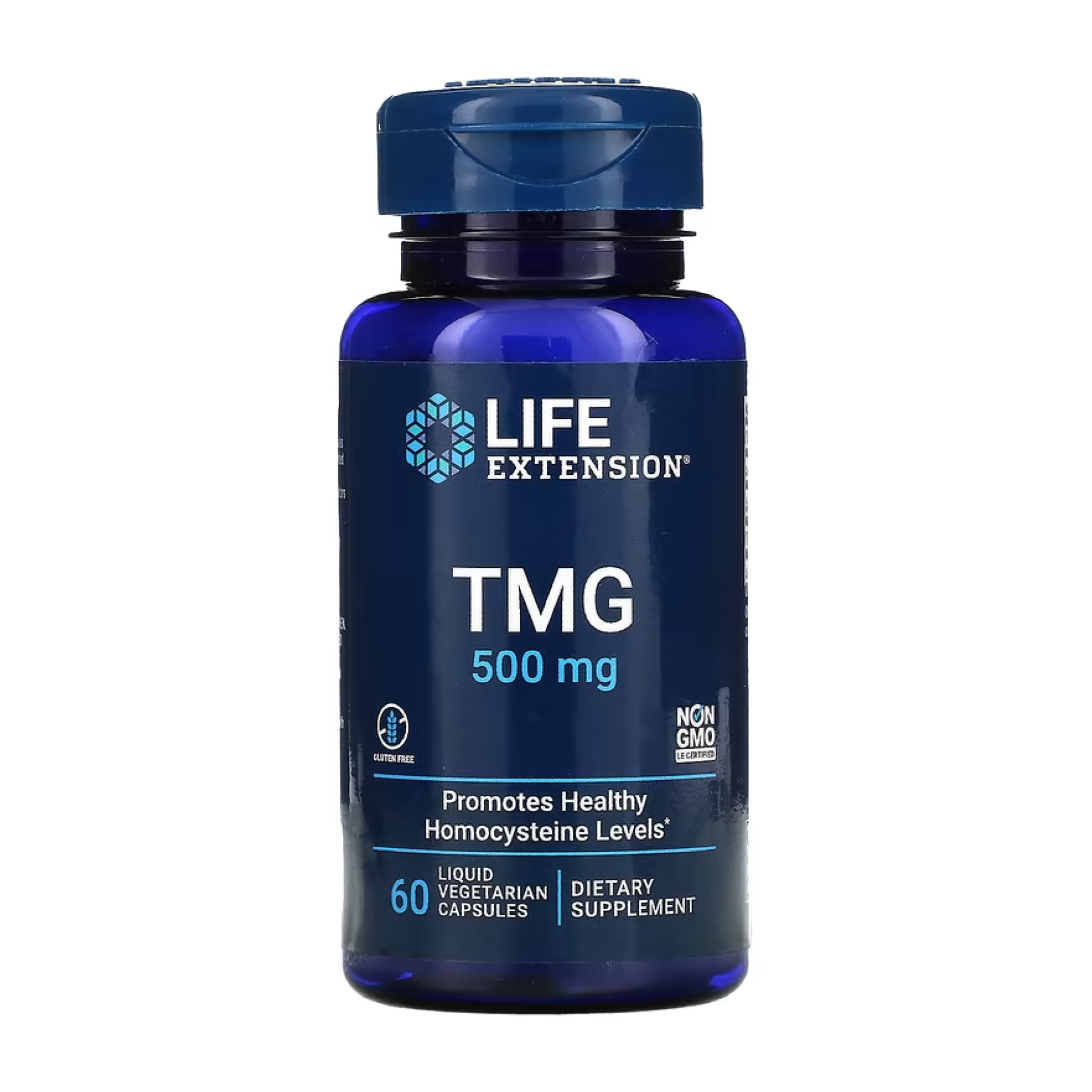 Life Extension TMG 500 мг, 60 рідких вегетаріанських капсул