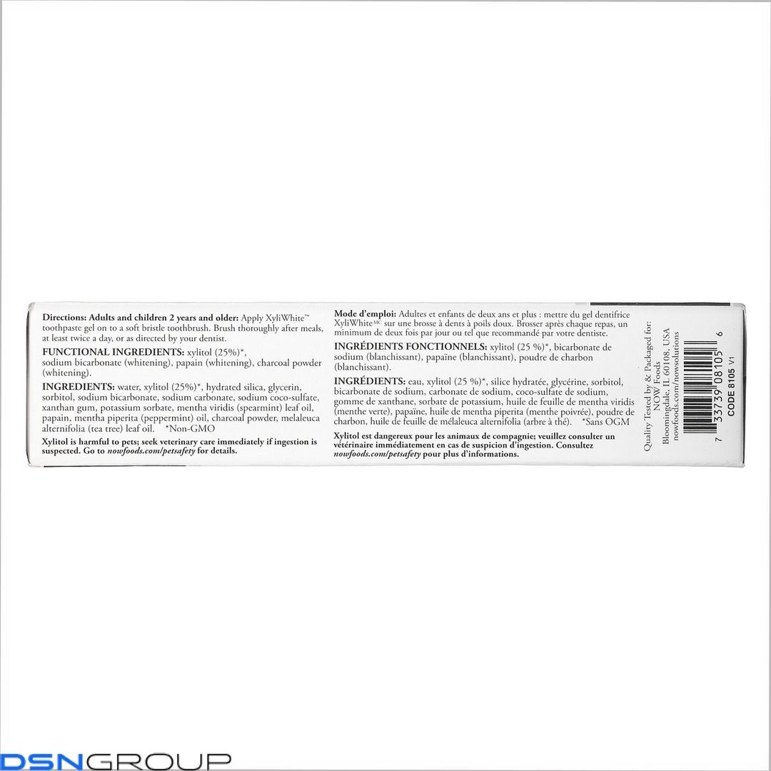 (12.02 Ожидание) Xyliwhite Charcoal Refresh Toothpaste - 6.4 oz