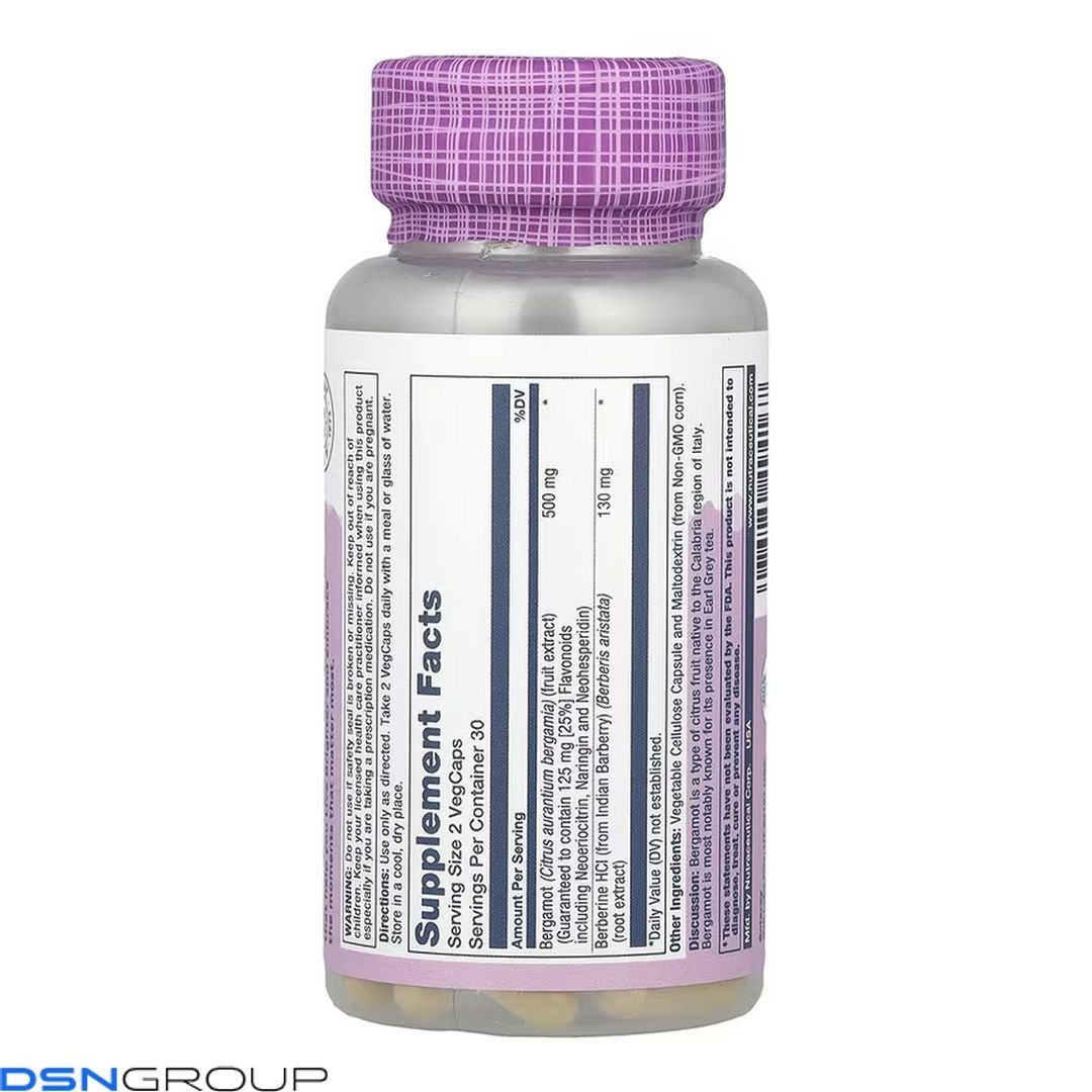 Bergamot Advanced Formula 500mg - 60 vcaps