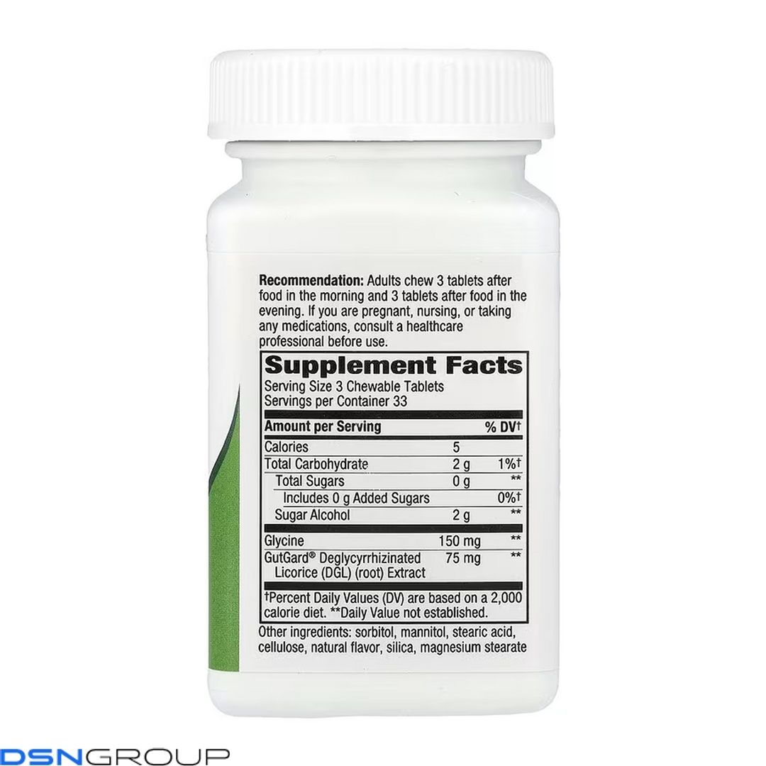 DGL (Sugar Free) - 100 tabs