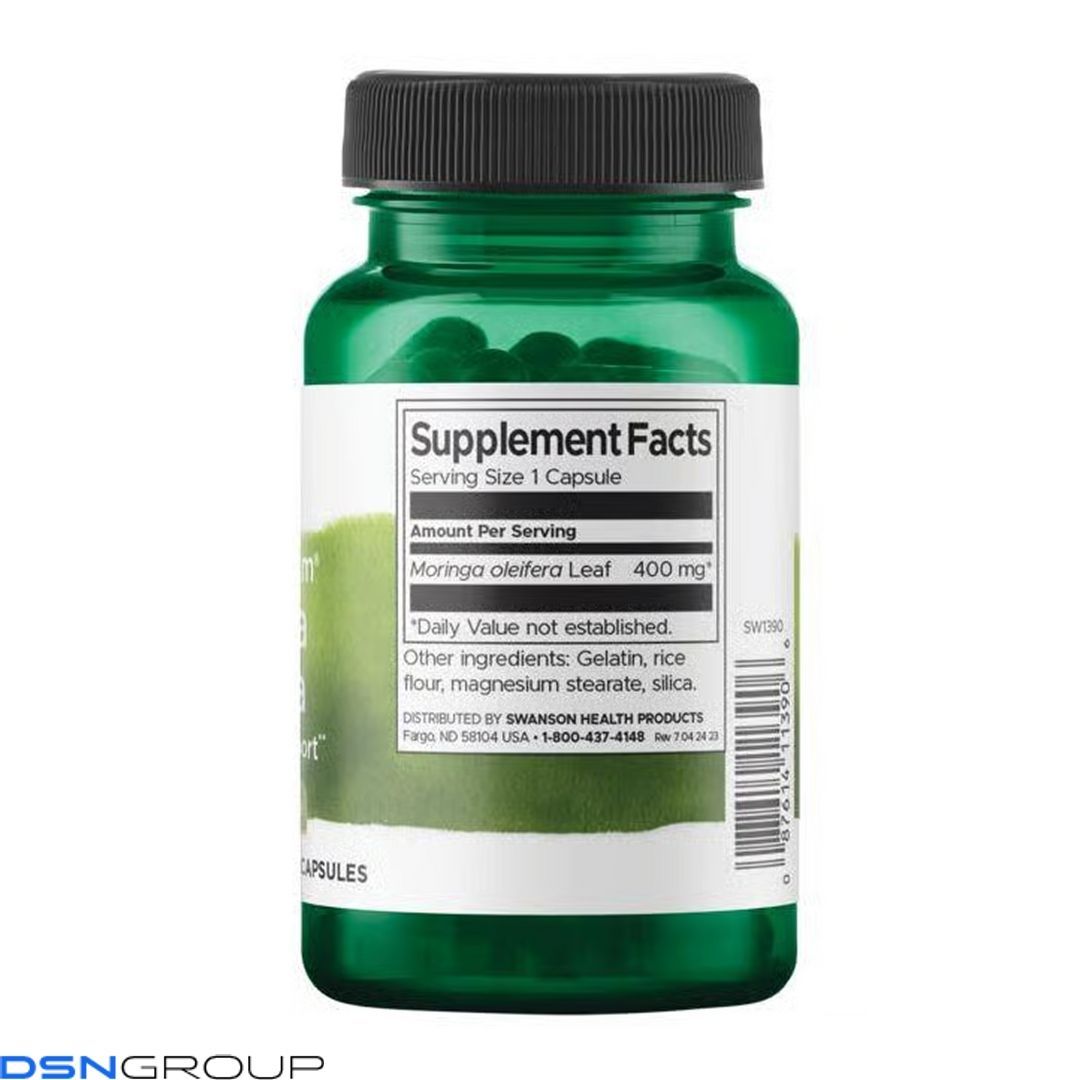 Full Spectrum Moringa Oleifera 400mg - 60 caps