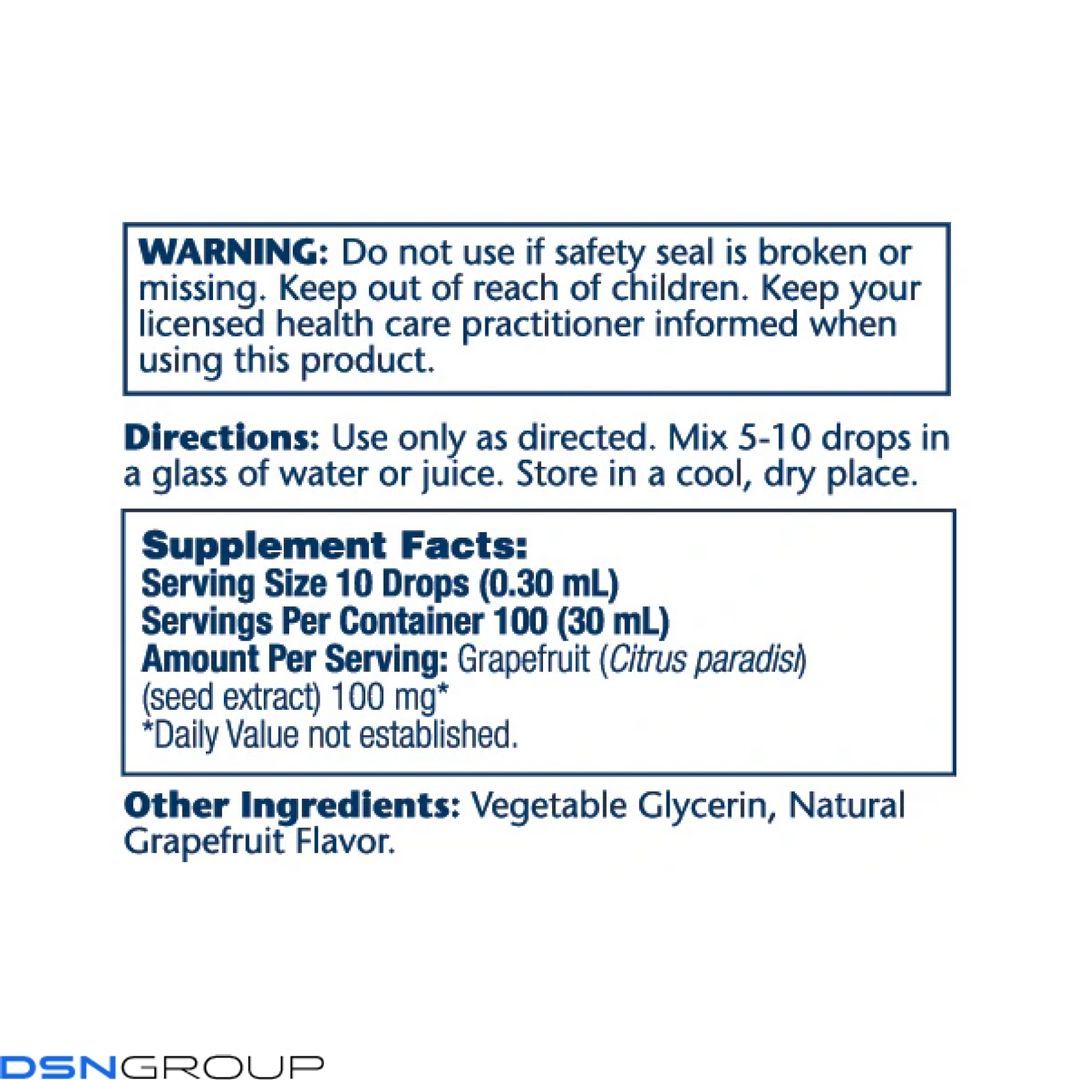 Grapefruit Seed Extract 100mg - 30ml