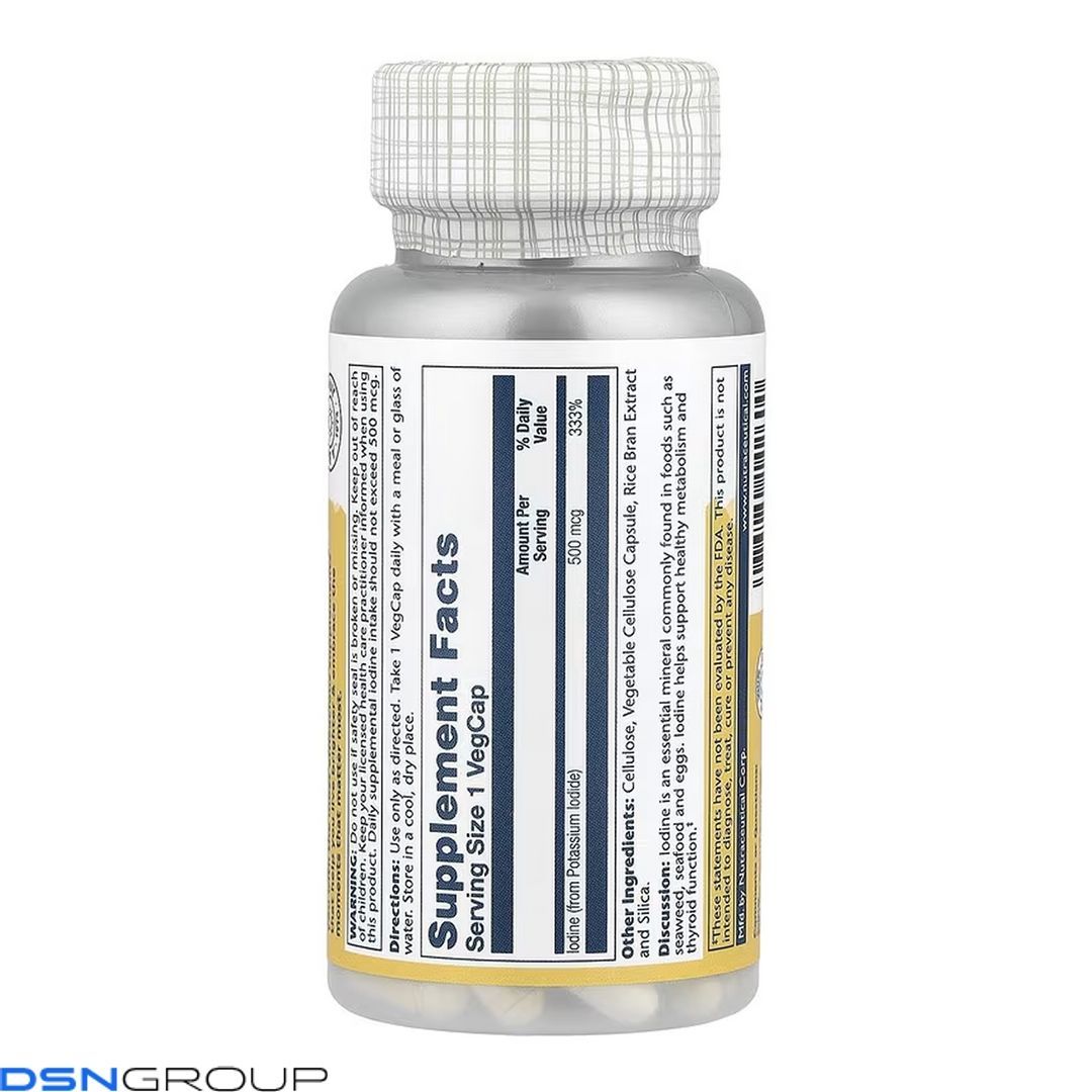 Iodine 500mcg - 30 vcaps