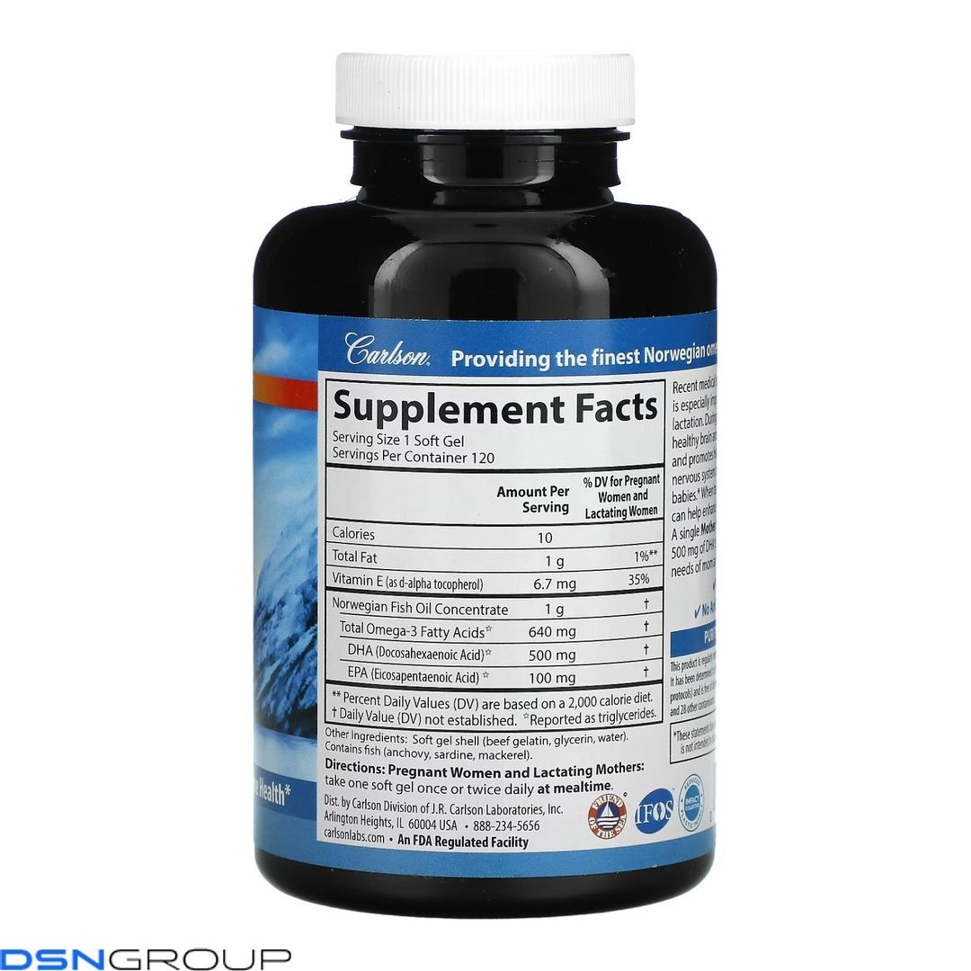 Mother's DHA 500mg - 120 softgels