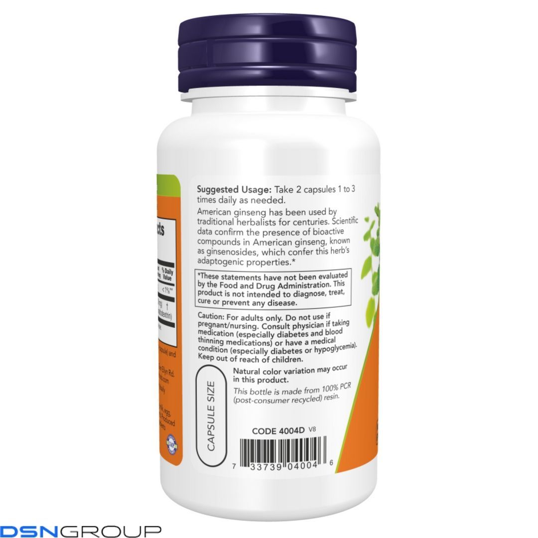 American Ginseng 500mg - 100 vcaps
