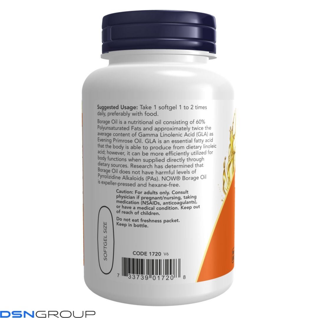Borage Oil 1000mg - 60 sgels