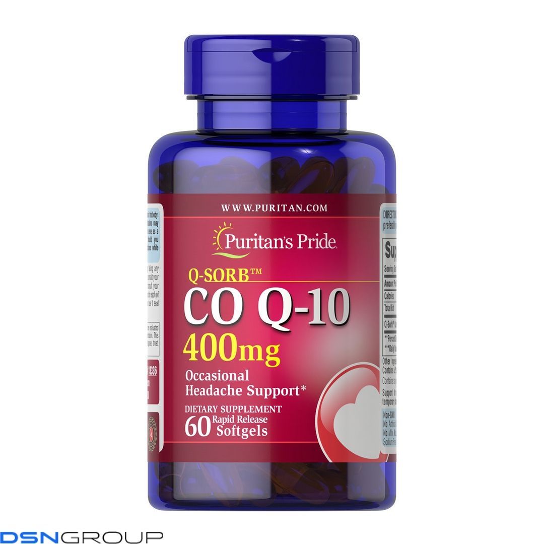 Q-SORB™ CO Q-10 400 mg - 60 Rapid Release Softgels 2023-10-6441 фото Q-SORB™ CO Q-10 400 mg - 60 Rapid Release Softgels