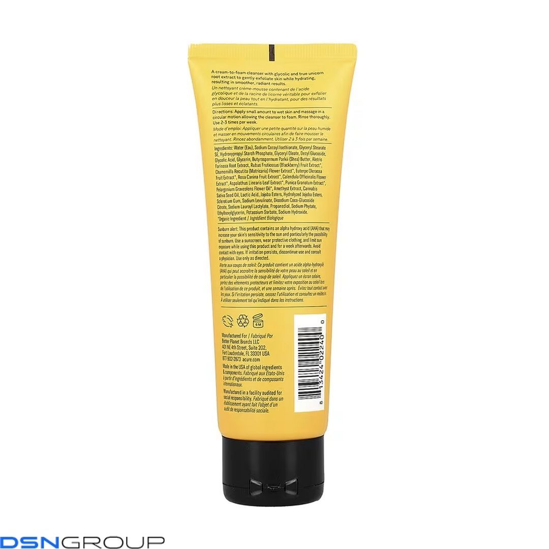 Resurfacing 1% Glycolic Acid & Unicorn Root Cleanser - 118 ml