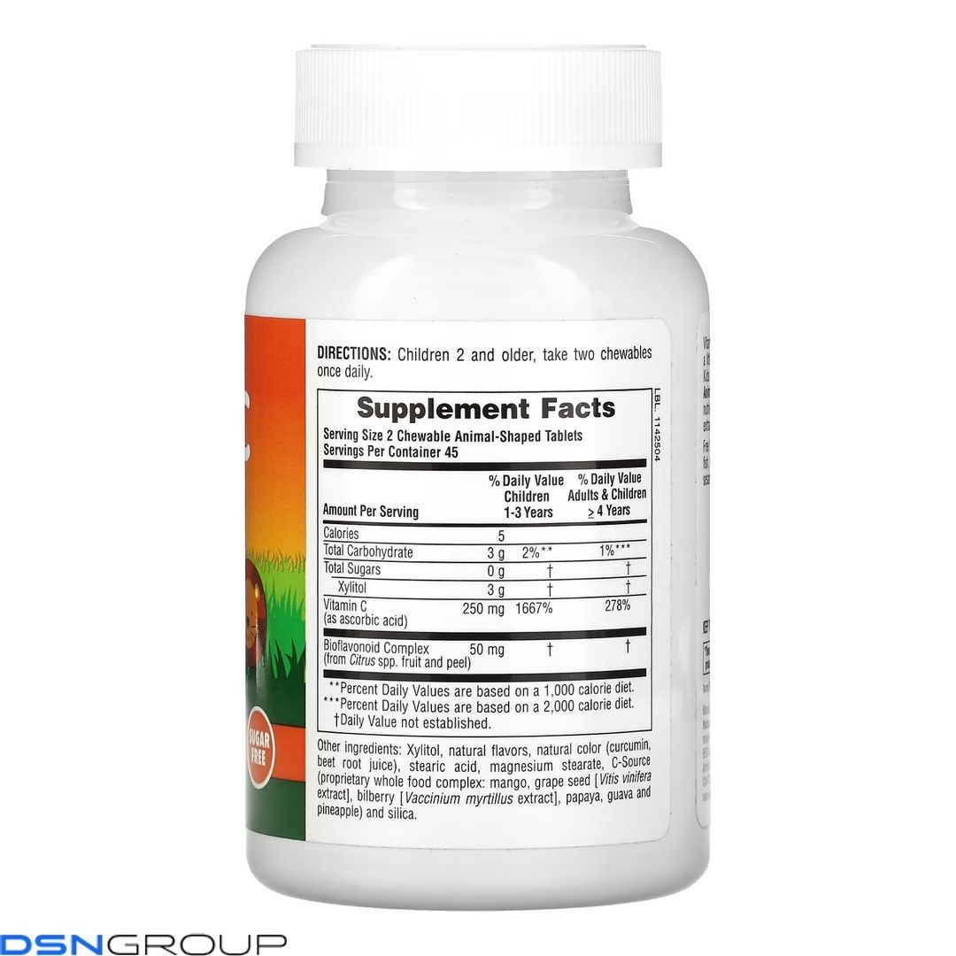 Kids Vit C Chewable Sugarfree - 90 tabs