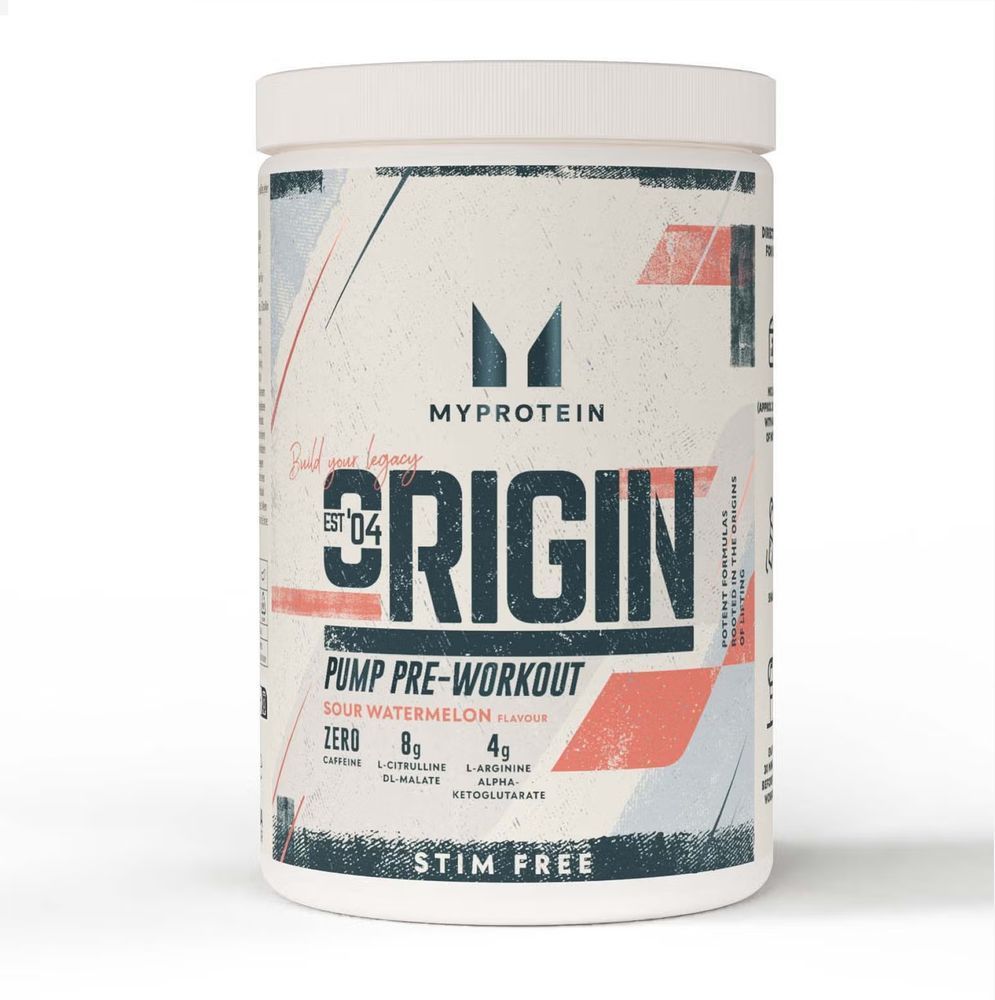 Origin Pre Workout Stim-Free Sour - 30 serv Watermelon
