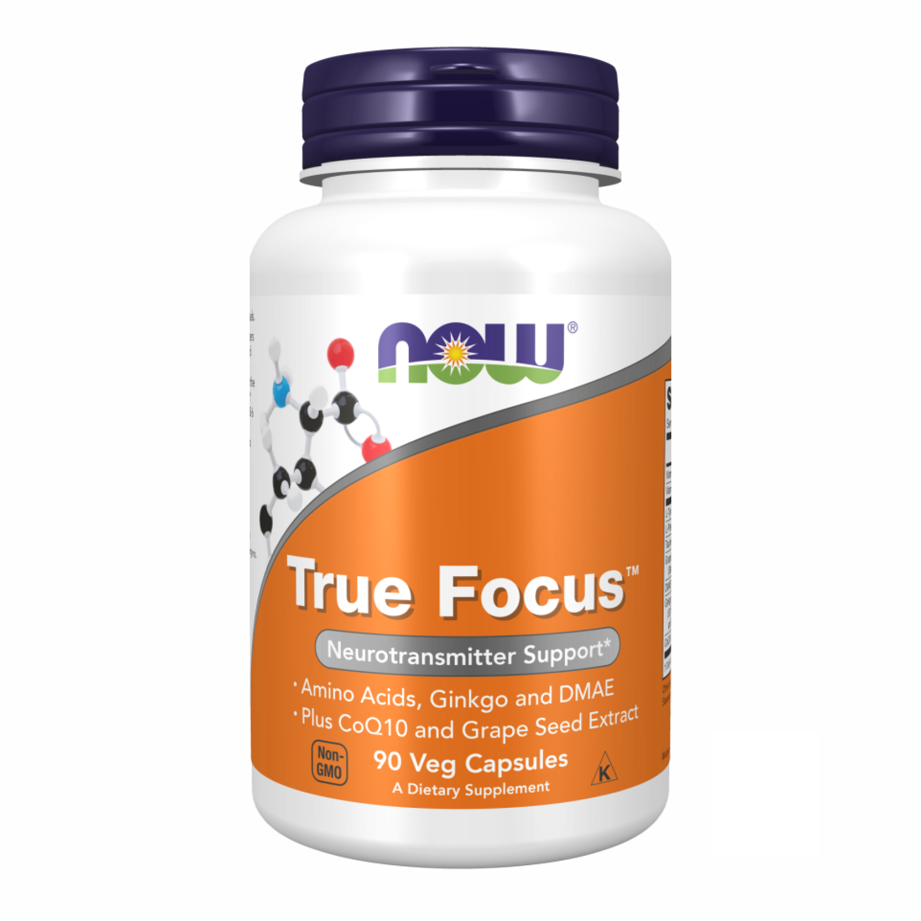 Амінокислоти NOW Foods True Focus, 90 капсул