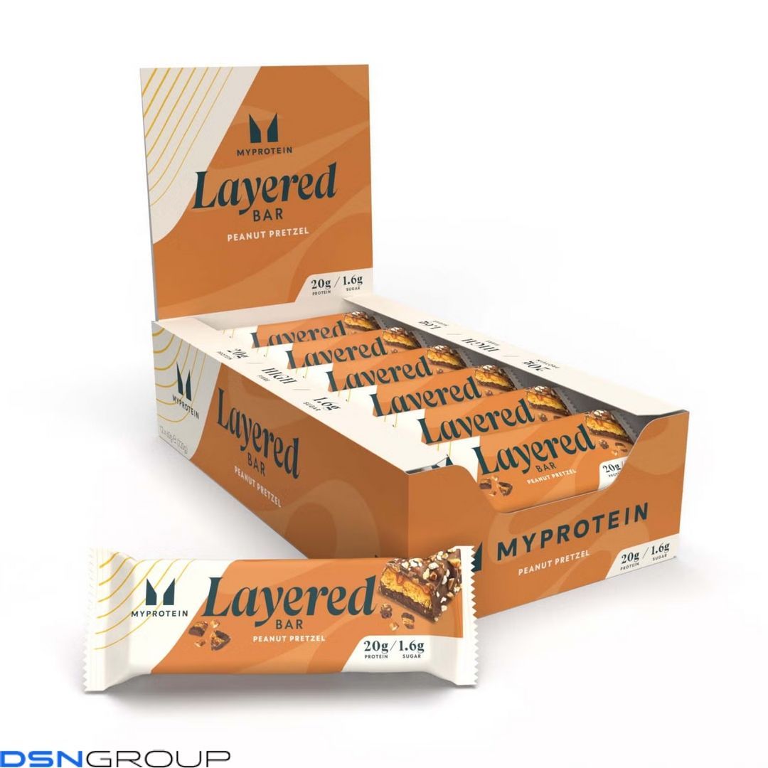 Layered Bar - 12x60g Chocolate Peanut Pretzel 2022-09-0708 фото Layered Bar - 12x60g Chocolate Peanut Pretzel