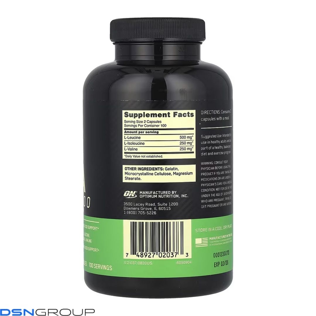 BCAA 1000mg - 400 caps