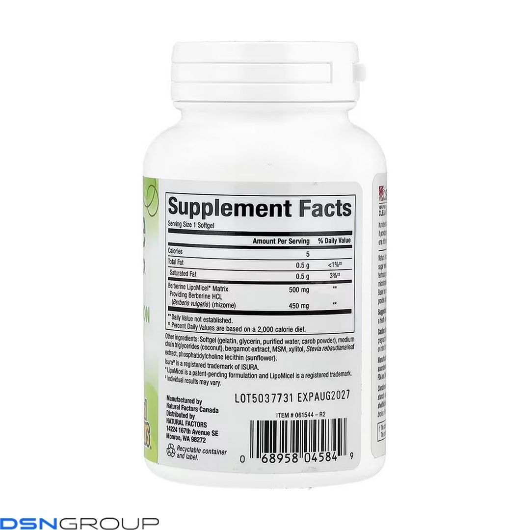 Berberine LipoMicel Matrix - 60 softgels
