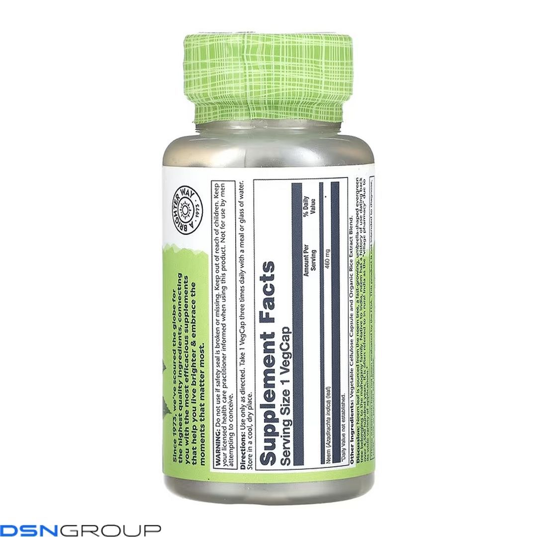 Neem Leaf 460mg - 100 vcaps 2023-10-6724 фото Neem Leaf 460mg - 100 vcaps