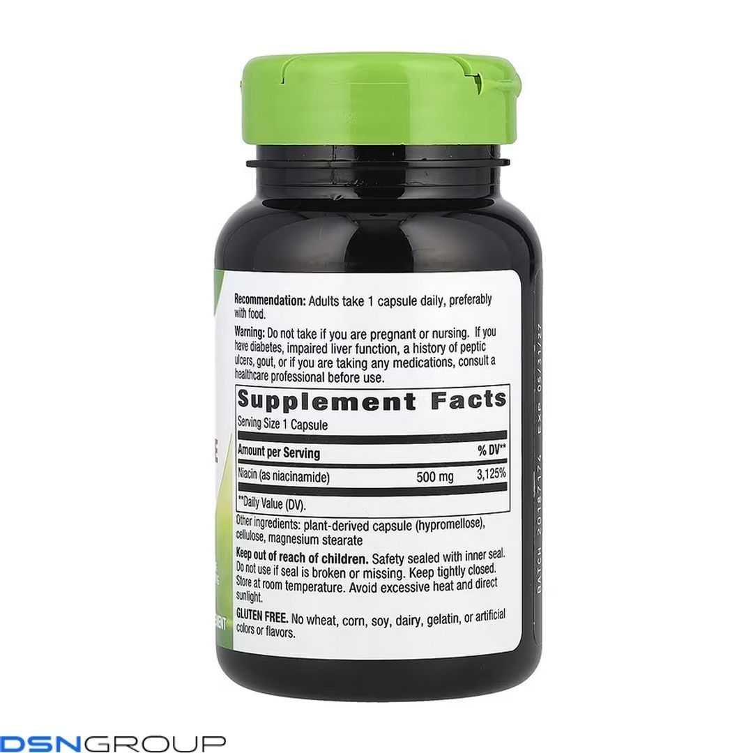Niacinamide 500 mg - 100 caps