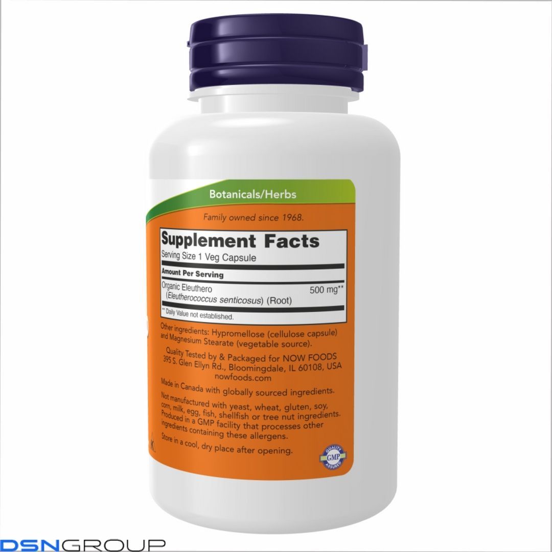 Eleuthero 500mg - 250 vcaps