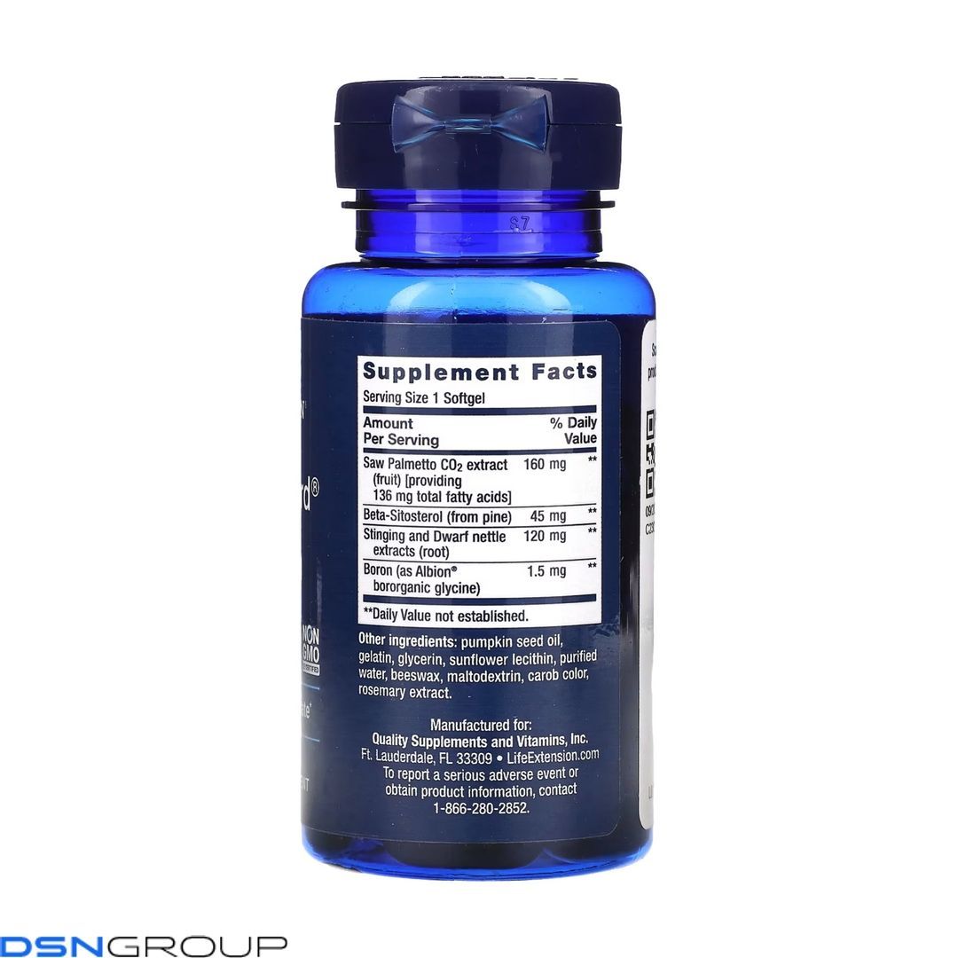 PalmettoGuard&reg; Saw Palmetto/Nettle Root Formula with Beta-Sitosterol - 60 softgels