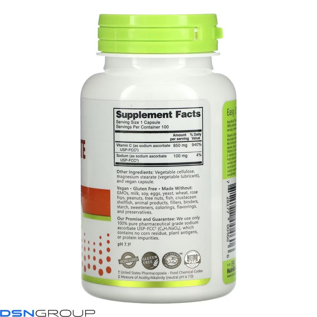 Sodium Ascorbate - 100 caps