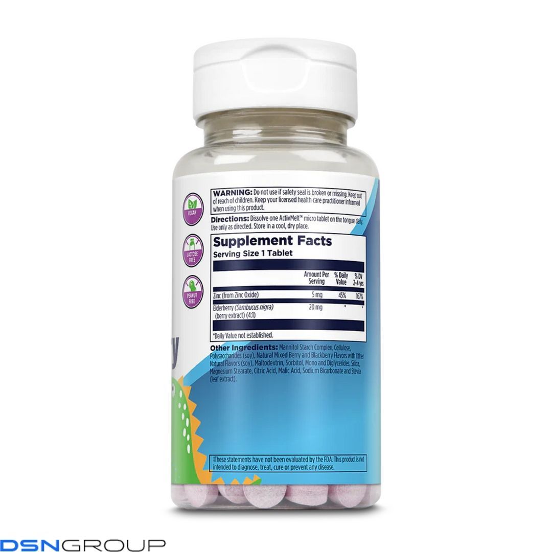 Zinc Elderberry 5mg - 90 tabs Berry