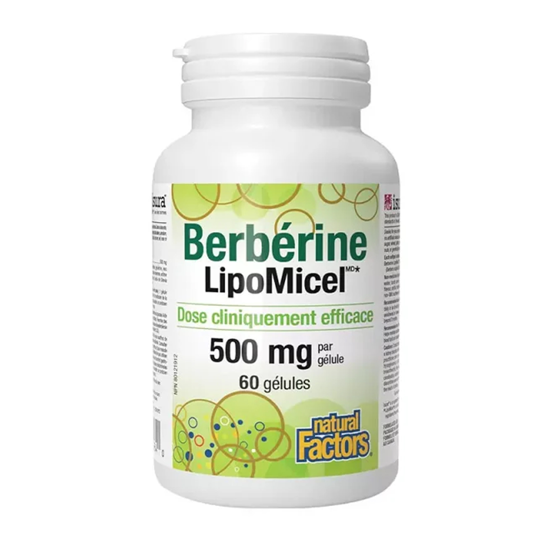 Берберин Natural Factors LipoMicel Matrix, 60 м’яких капсул