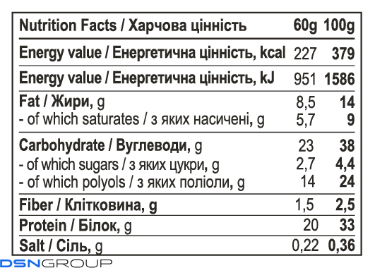 Protein Bar - 12x60g Chocolate Caramel