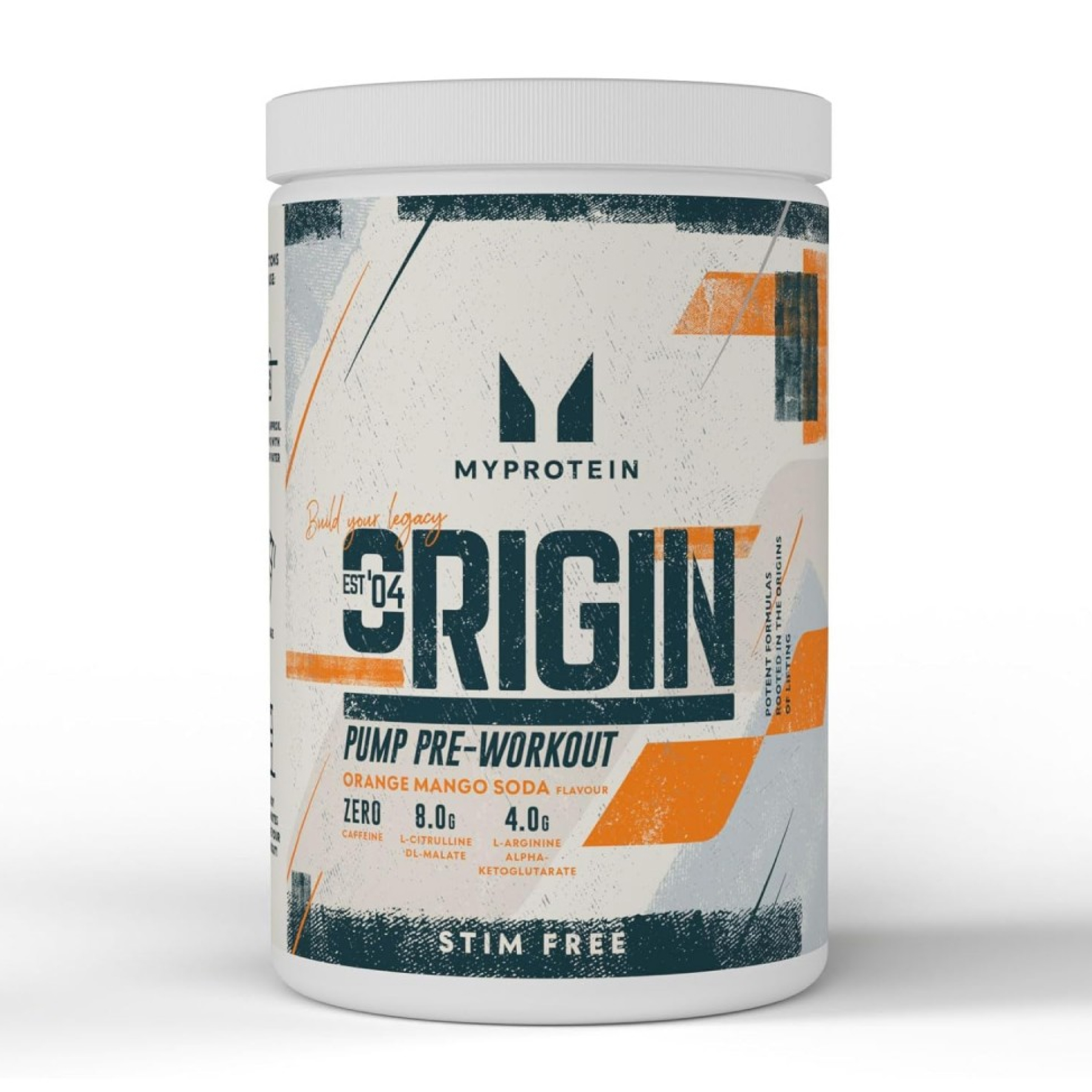 Передтренувальний комплекс Origin Stim-Free, апельсин-манго